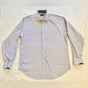 Neiman Marcus Men's Dress Shirt Long Sleeve L